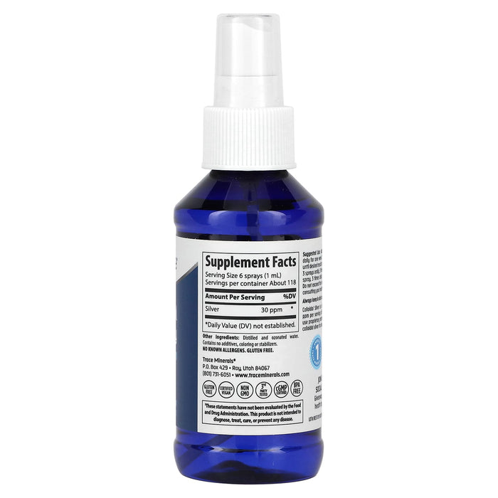 Trace Minerals ®, Colloidal Silver Spray, 4 fl oz (118 ml)