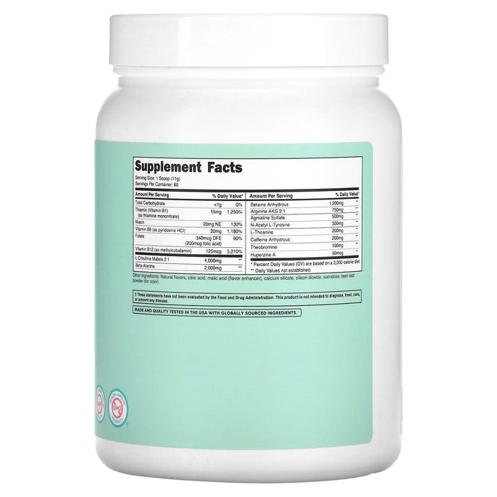 Nutricost, Women, Pre-Workout with Vitamins B1, B6, B12, & Folate, Strawberry, 1.5 lb (678 g)