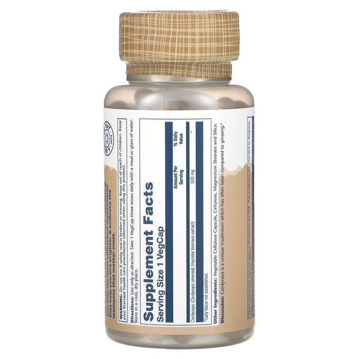 Solaray, Cordyceps Mushrooms, 520 mg, 100 VegCaps