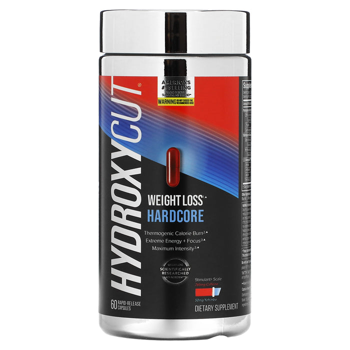 Hydroxycut, Weight Loss Hardcore, 60 Rapid Release Capsules