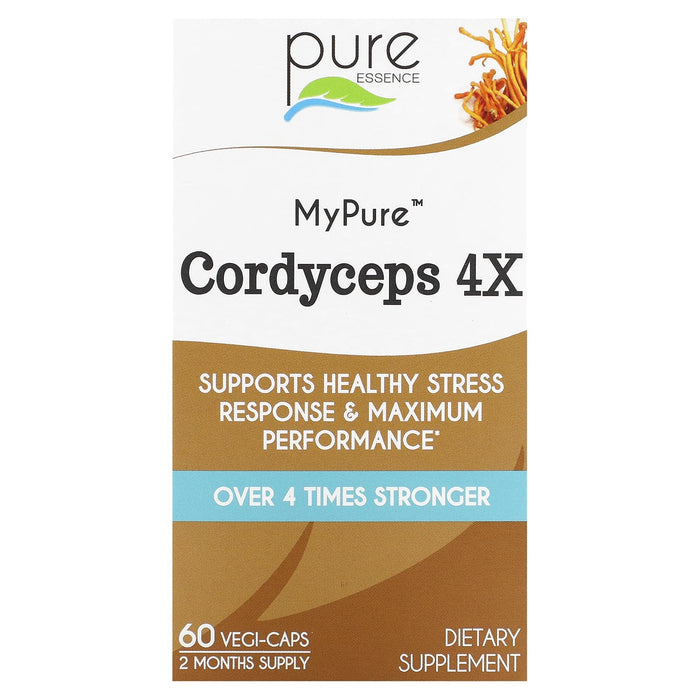 Pure Essence, MyPure, Cordyceps 4X, 30 Vegi-Caps