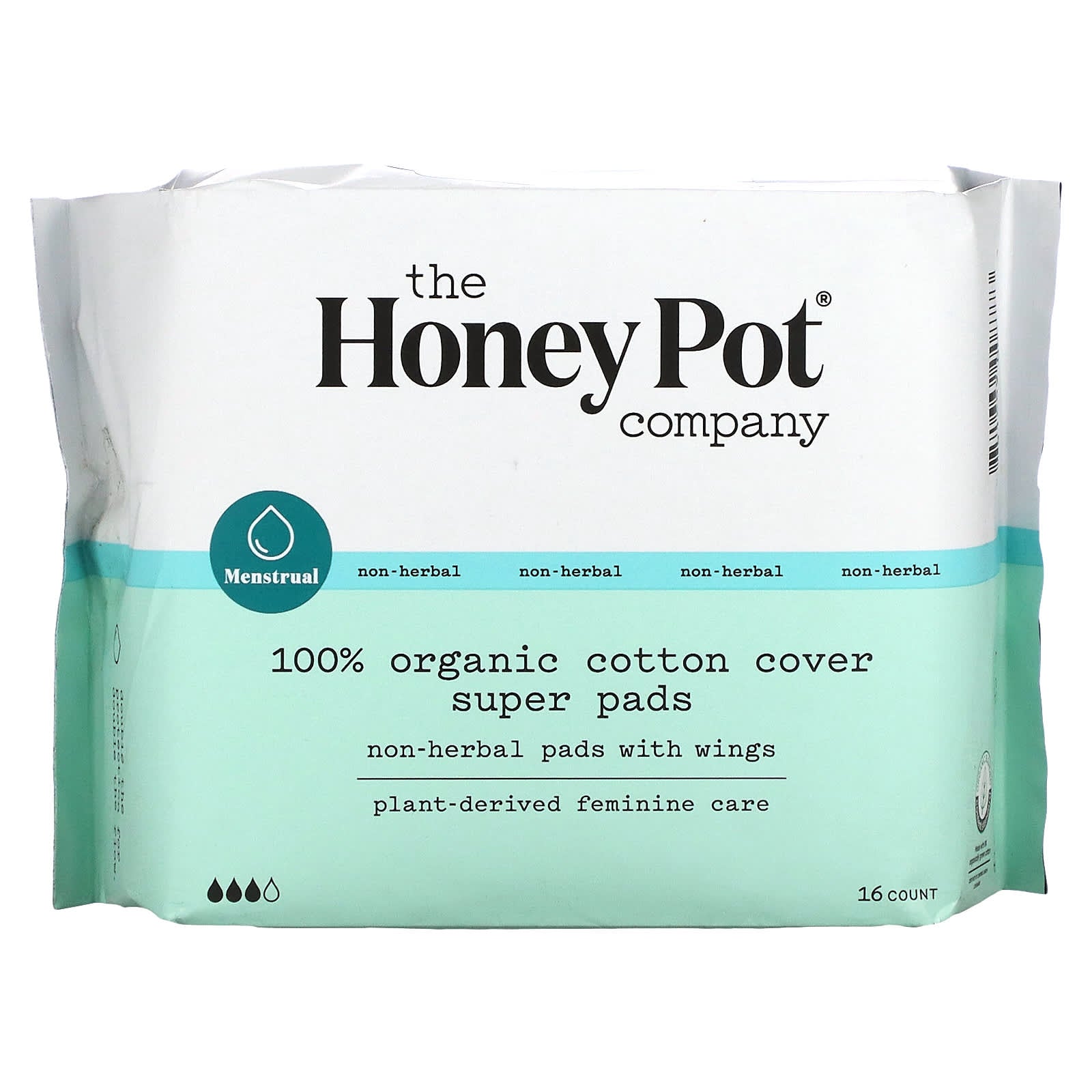 The Honey Pot Organic Non-Herbal Regular Menstrual Pads