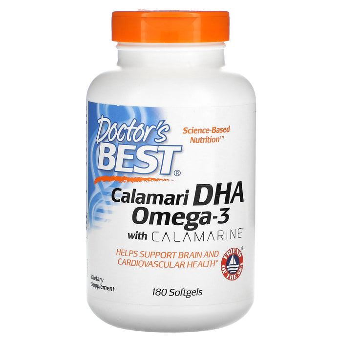 Doctor's Best, Calamari DHA Omega-3 with Calamarine, 60 Softgels