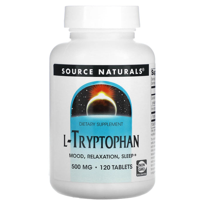 Source Naturals, L-Tryptophan, 166 mg, 60 Tablets