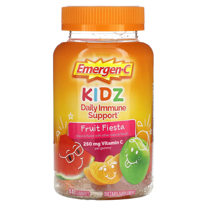 Emergen-C, Kids Daily Immune Support, Fruit Fiesta, 44 Gummies