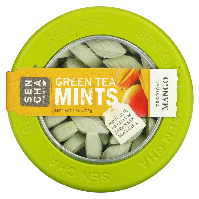 Sencha Naturals, Green Tea Mints, Bombay Chai, 1.2 oz (35 g)
