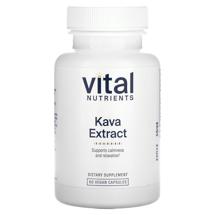 Vital Nutrients, Kava Extract, 60 Vegan Capsules