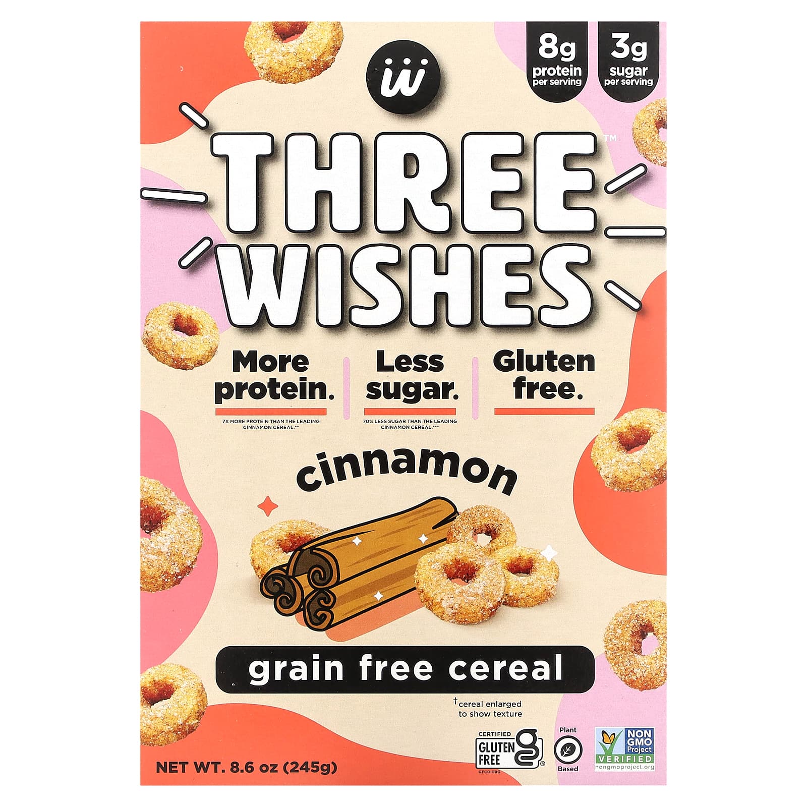 Three Wishes Grain Free Cereal Review: Cinnamon & Unsweetened