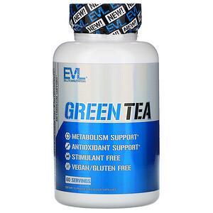 EVLution Nutrition, Green Tea, 60 Veggie Capsules - HealthCentralUSA