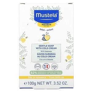 Mustela, Baby, Gentle Soap with Cold Cream, 3.52 oz (100 g) - HealthCentralUSA