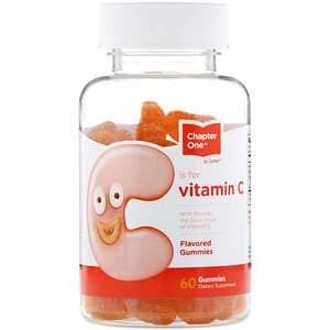 Chapter One, C is For Vitamin C, Flavored Gummies, 60 Gummies - HealthCentralUSA