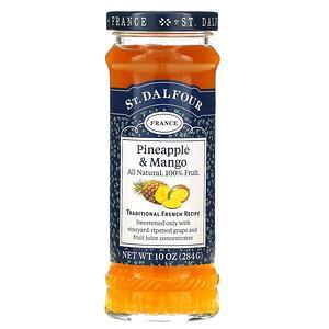 St. Dalfour, Deluxe Pineapple & Mango Spread, 10 oz (284 g) - HealthCentralUSA