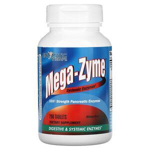 Enzymatic Therapy, Mega-Zyme, Systemic Enzymes, 200 Tablets - HealthCentralUSA