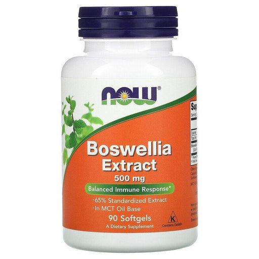 Now Foods, Boswellia Extract, 500 mg, 90 Softgels - HealthCentralUSA