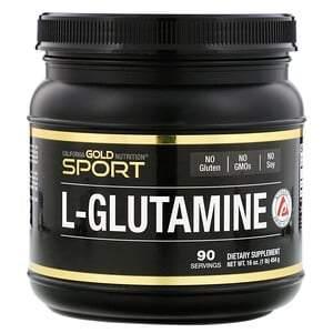California Gold Nutrition, L-Glutamine Powder, AjiPure, Gluten Free, 16 oz (454 g) - HealthCentralUSA