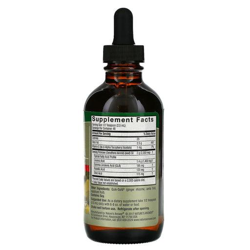 Nature's Answer, Liquid Evening Primrose Oil, 4 fl oz (120 ml) - HealthCentralUSA