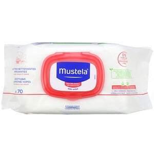 Mustela, Baby, Soothing Cleansing Wipes, 70 Wipes - HealthCentralUSA