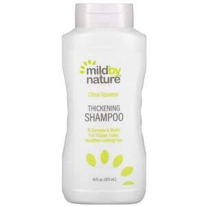 Mild By Nature, Thickening B-Complex + Biotin Shampoo by Madre Labs, No Sulfates, Citrus Squeeze, 16 fl oz (473 ml) - HealthCentralUSA