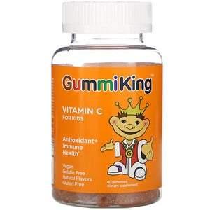GummiKing, Vitamin C for Kids, 60 Gummies - HealthCentralUSA