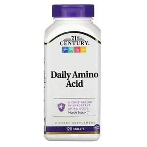 21st Century, Daily Amino Acid, 120 Tablets - HealthCentralUSA