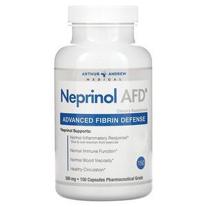 Arthur Andrew Medical, Neprinol AFD, Advanced Fibrin Defense, 500 mg, 150 Capsules - HealthCentralUSA