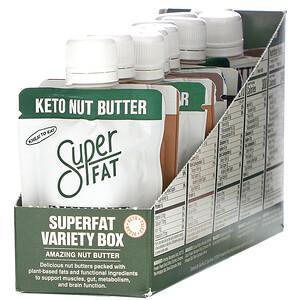 SuperFat, Variety Box, Amazing Nut Butter, 10 Pouches, 1.5 oz (42 g) Each - HealthCentralUSA