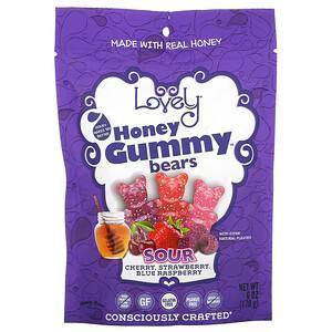 Lovely Candy, Honey Gummy Bears, Sour Cherry, Strawberry, Blue