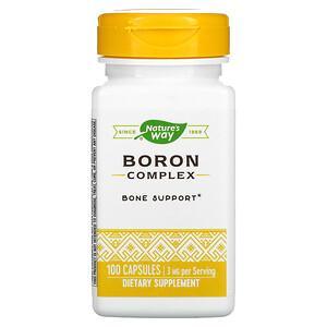 Nature's Way, Boron Complex, 3 mg, 100 Capsules - HealthCentralUSA