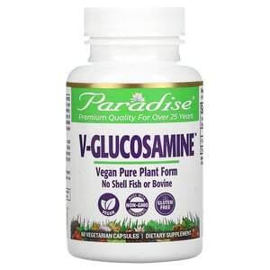 Paradise Herbs, V-Glucosamine, 60 Vegetarian Capsules - HealthCentralUSA