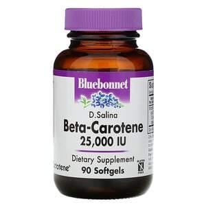 Bluebonnet Nutrition, Natural Beta-Carotene, 25,000 IU, 90 Softgels - HealthCentralUSA