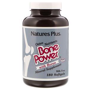 Nature's Plus, Bone Power with Boron, 180 Softgels - HealthCentralUSA