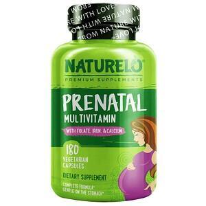 NATURELO, Prenatal Multivitamin, 180 Vegetarian Capsules - HealthCentralUSA