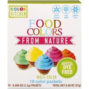 ColorKitchen Food Colors from Nature Multi-Color 10 Packets 0.088 oz (2.5 g) Each