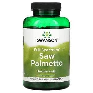 Swanson, Full Spectrum Saw Palmetto, 540 mg, 250 Capsules - HealthCentralUSA