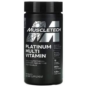 Muscletech, Platinum Multi Vitamin, 90 Tablets - HealthCentralUSA