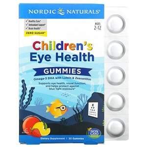 Nordic Naturals, Children's Eye Health Gummies, Ages 2-12, Strawberry Lemonade, 30 Gummies - HealthCentralUSA
