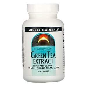 Source Naturals, Green Tea Extract, 500 mg, 120 Tablets - HealthCentralUSA