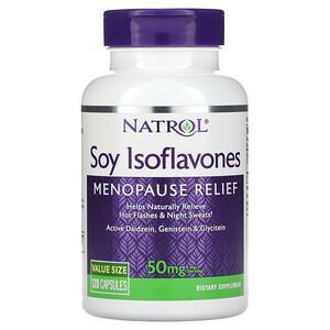 Natrol, Soy Isoflavones, 50 mg, 120 Capsules - HealthCentralUSA