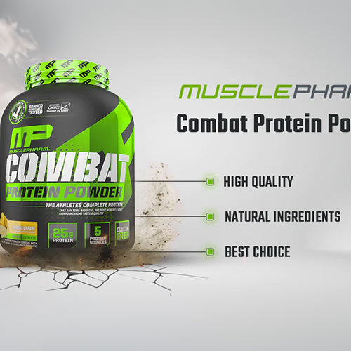 musclepharm combat protein powder