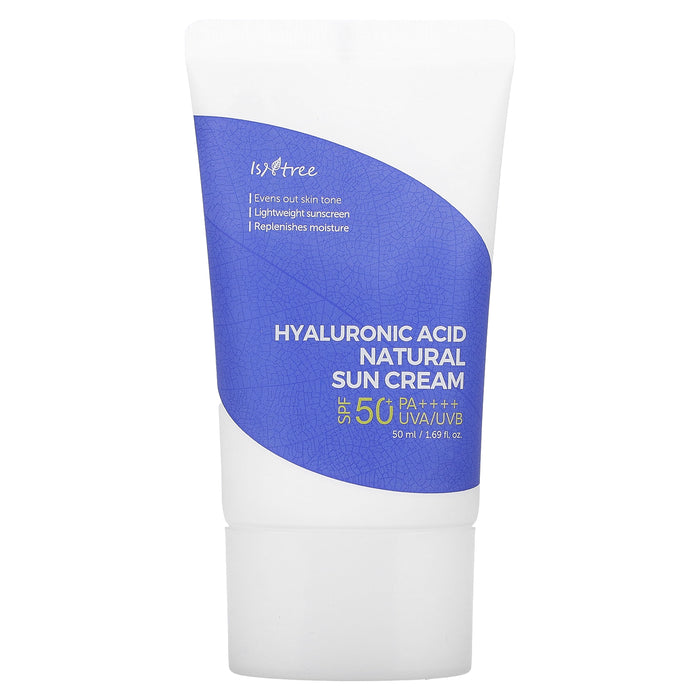Isntree, Hyaluronic Acid Natural Sun Cream, SPF 50+ PA++++, 1.69 fl oz (50 ml)