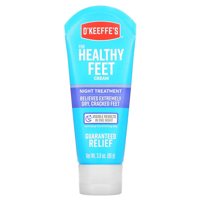 O'Keeffe's, Healthy Feet, Foot Cream, Night Treatment, 3 oz (85 g)