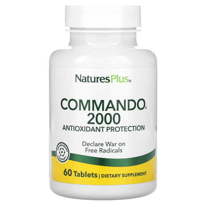 NaturesPlus, Commando 2000, 60 Tablets