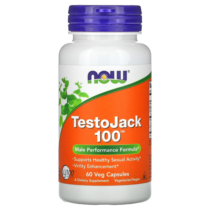 NOW Foods, TestoJack 100, 120 Veg Capsules