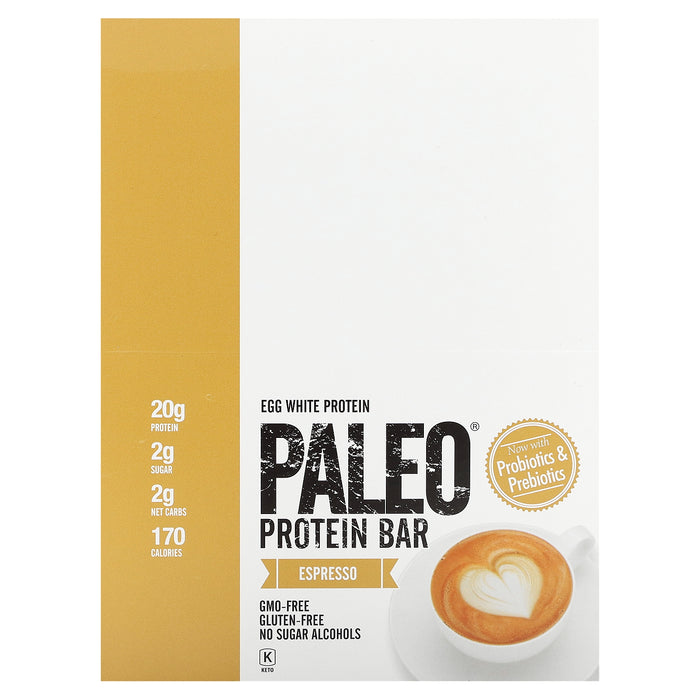 Julian Bakery, Paleo Thin Protein Bar, Chocolate Brownie, 12 Bars, 2.19 oz (62 g) Each