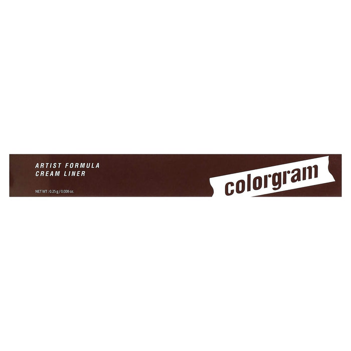 Colorgram, Artist Formula Cream Liner, 05 Choco Brown, 0.008 oz (0.25 g)
