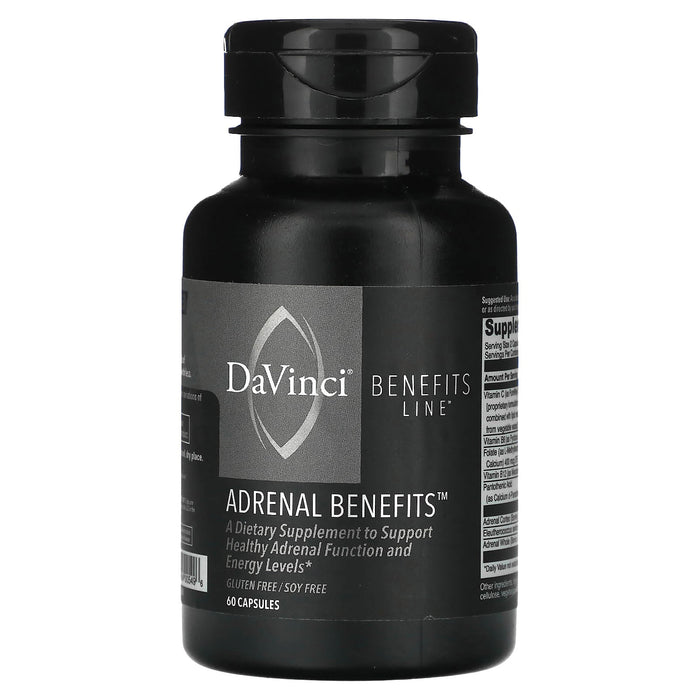 DaVinci Laboratories of Vermont, Benefits Line, Adrenal Benefits, 120 Capsules