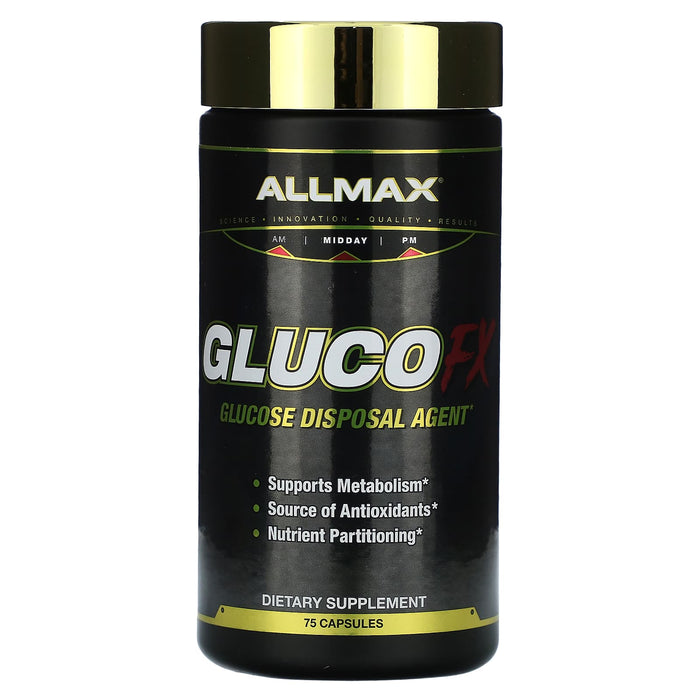 ALLMAX, Gluco FX, 75 Capsules