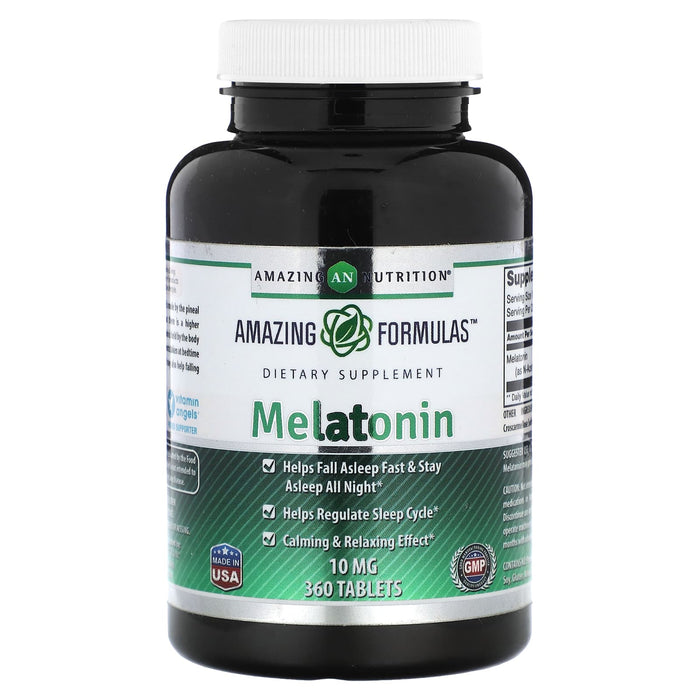 Amazing Nutrition, Melatonin, 10 mg, 360 Tablets