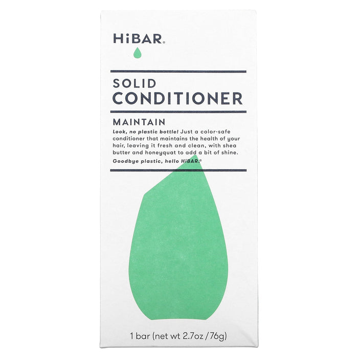 HiBAR, Solid Conditioner, Volumize, 1 Bar, 2.7 oz (76 g)