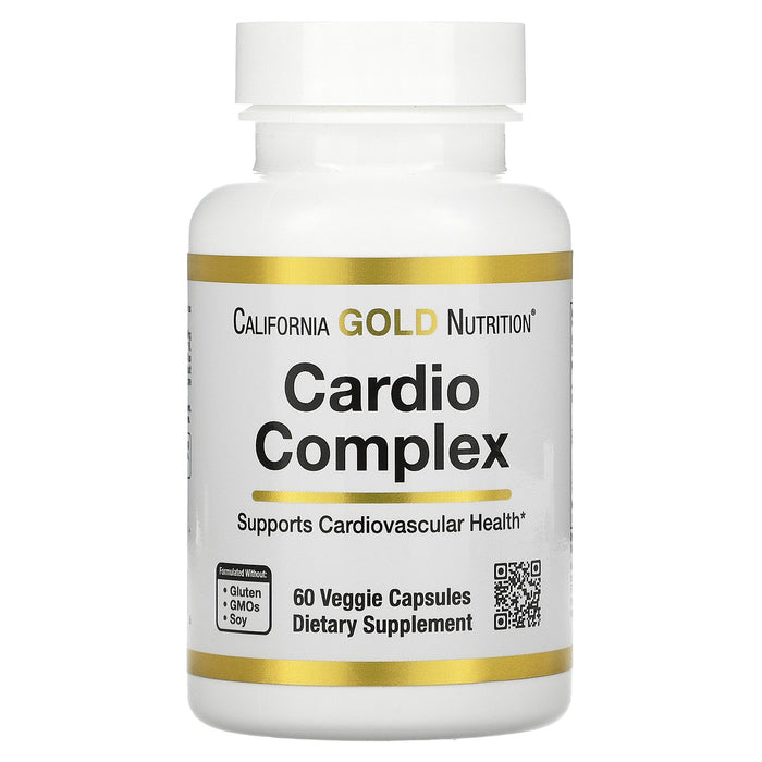 California Gold Nutrition, Cardio Complex, 60 Veggie Capsules (Discontinued Item)
